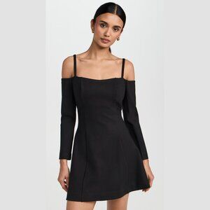 Reformation Donatella Knit Dress Black Mini Shopbop